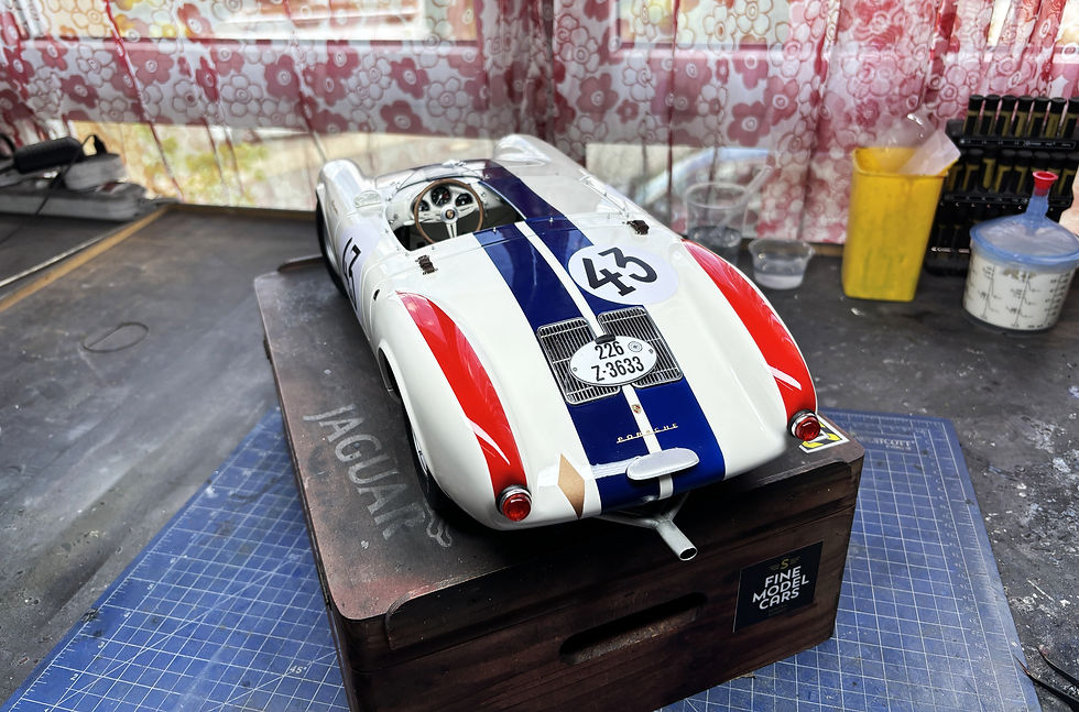 Porsche 550 Spyder 1953 scale 1:8 Finemodelcars