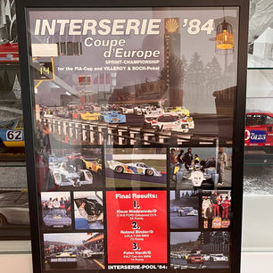 Interserie 1984 Rennplakat Preis: 260,00 € original Rennplakat 78x102 cm