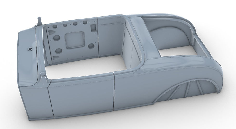 Ford Model A Hot Rod scale 1:8