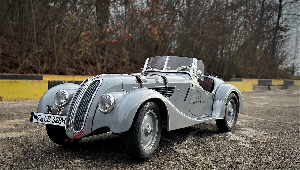 BMW 328 Roadster Street scale 1:8 Finemodelcars