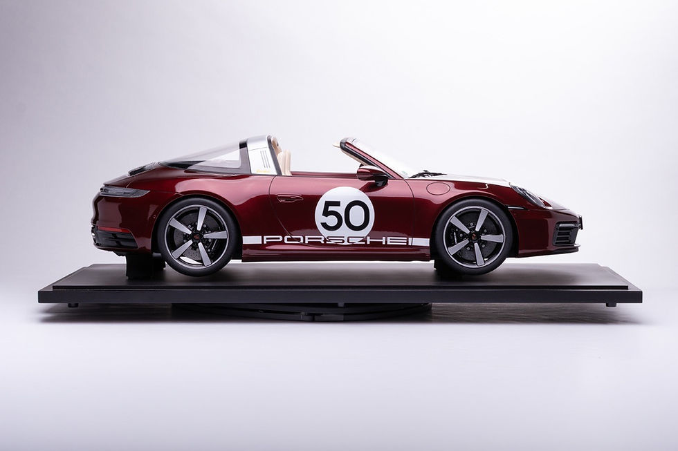 Porsche 911 992.1 Targa Heritage scale 1:8