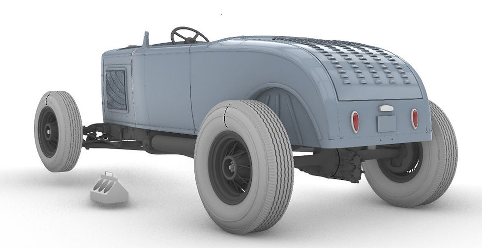 Ford Model A Hot Rod scale 1:8