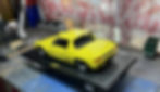 Porsche 916 yellow scale 1:8 Finemodelcars