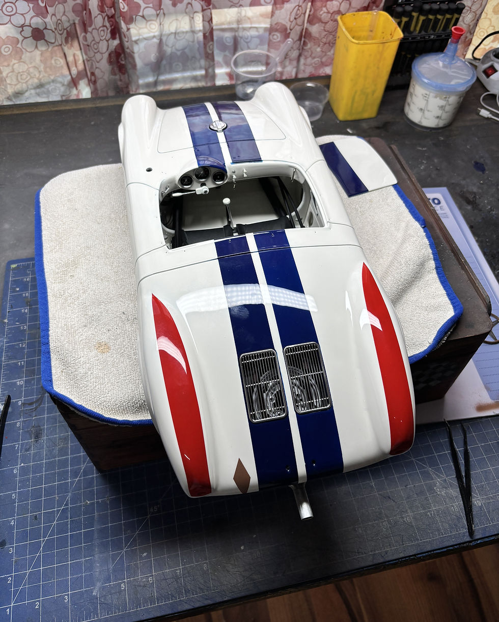 Porsche 550 Spyder 1953 scale 1:8 Finemodelcars