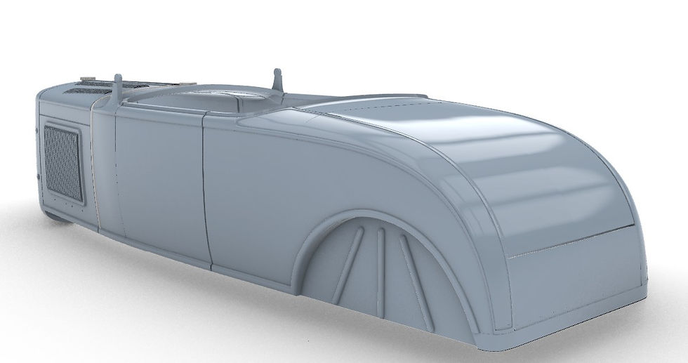 Ford Model A Hot Rod scale 1:8