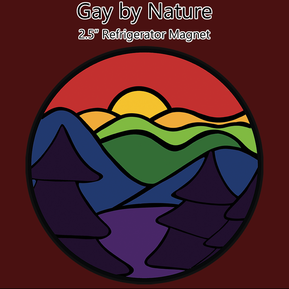 Thumbnail: Gay By Nature Fridge Magnet