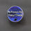 Thumbnail: Blue & black space themed acrylic pronoun pin "My Pronouns are They Them"