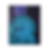 Teal plus-sized human body with short purple hair on dark purple background