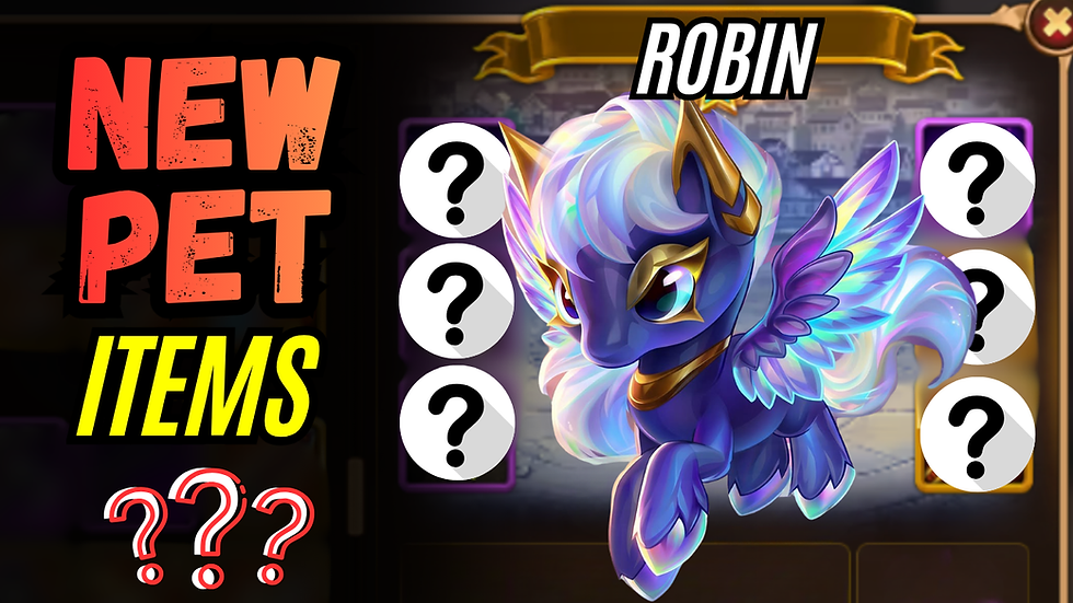What are Robin's Pet Items?