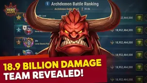 Archdemon Ranking BROKEN | 18.9 Billion Damage Team
