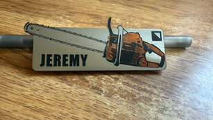 Acrylic name tag
