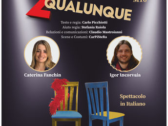 Teatro in Italiano il 25 e 26 maggio