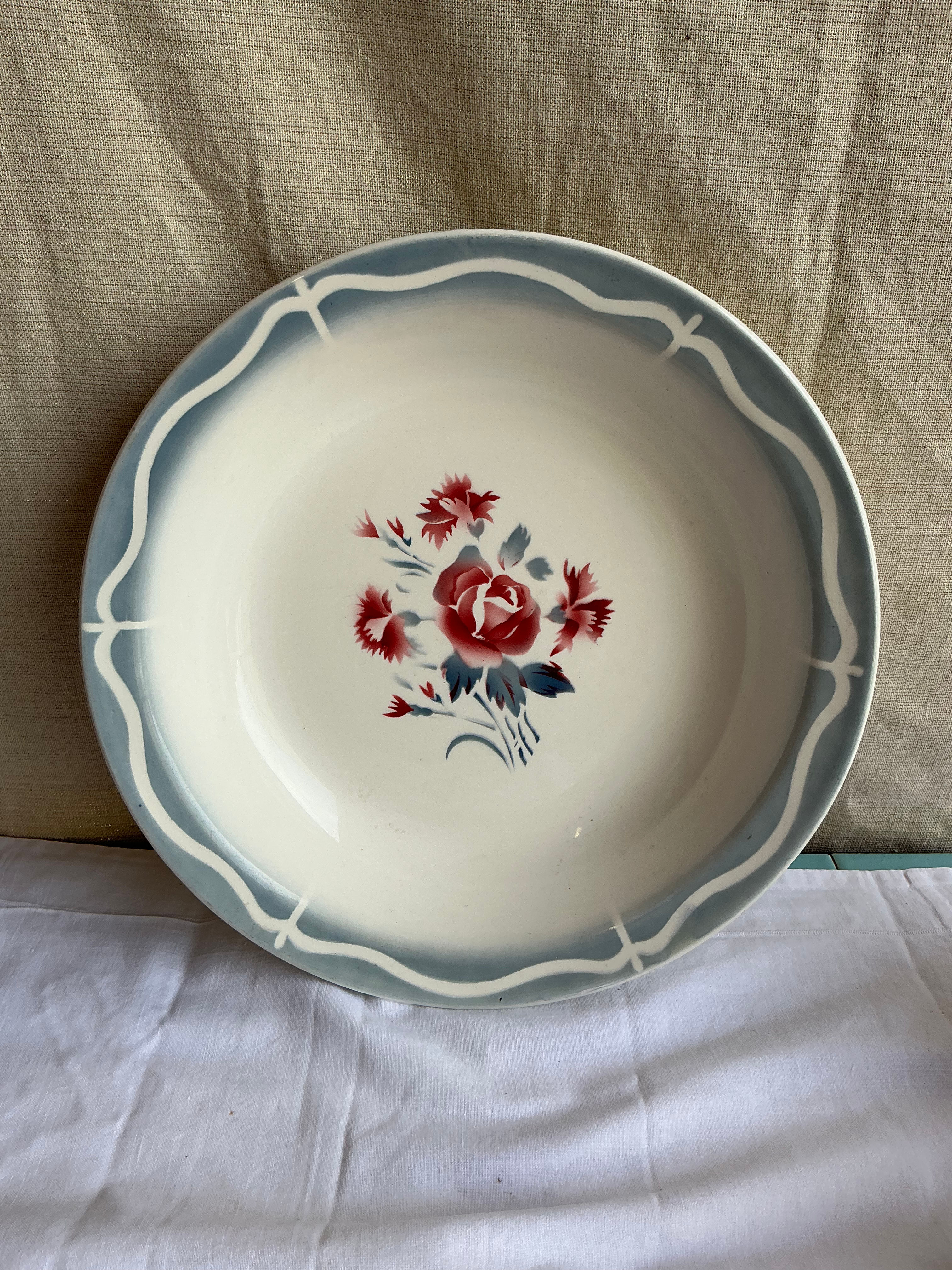 Plat creux Nina Rosa Digoin 