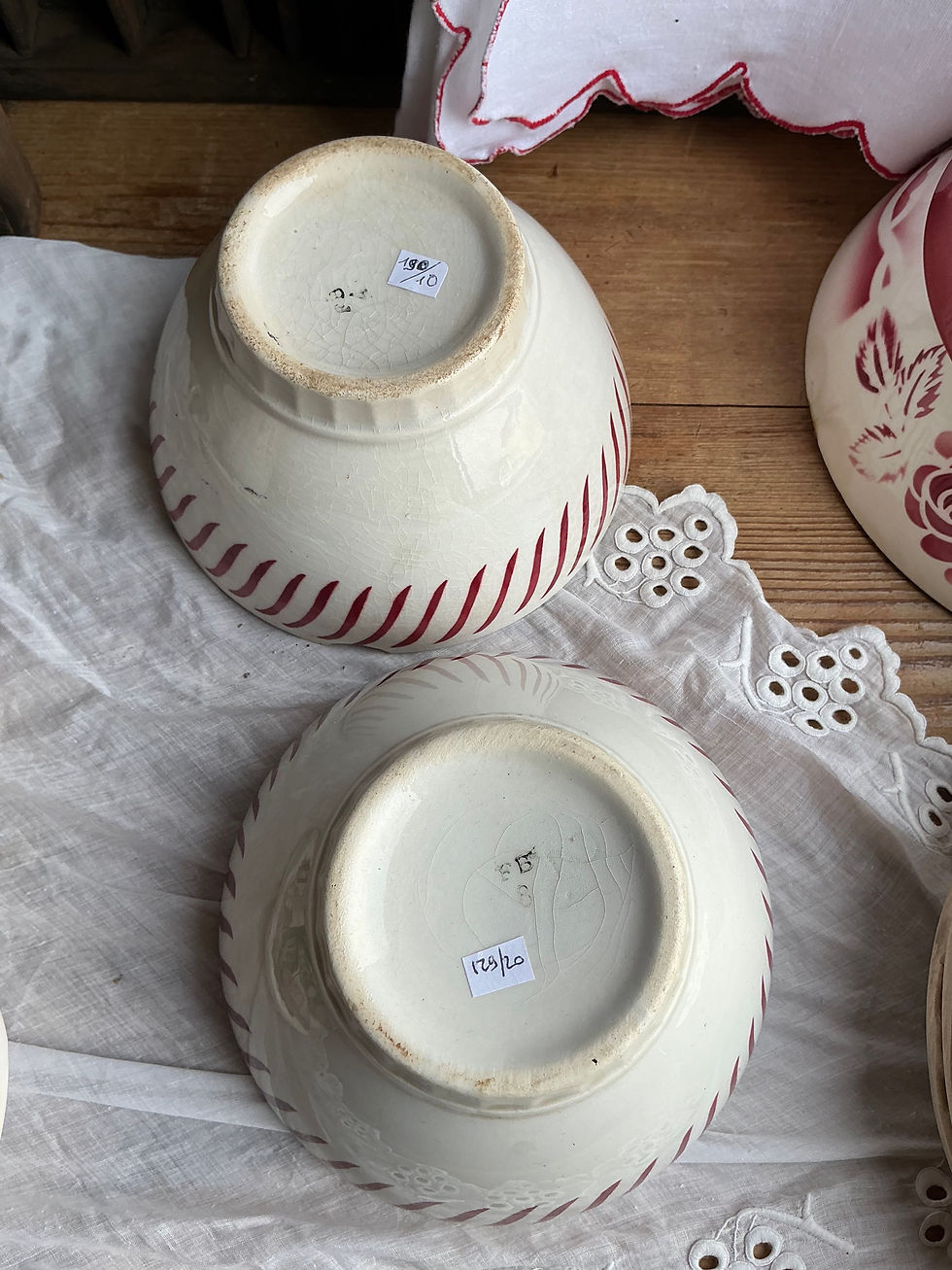 Miniature : Bol rayures bordeaux FB