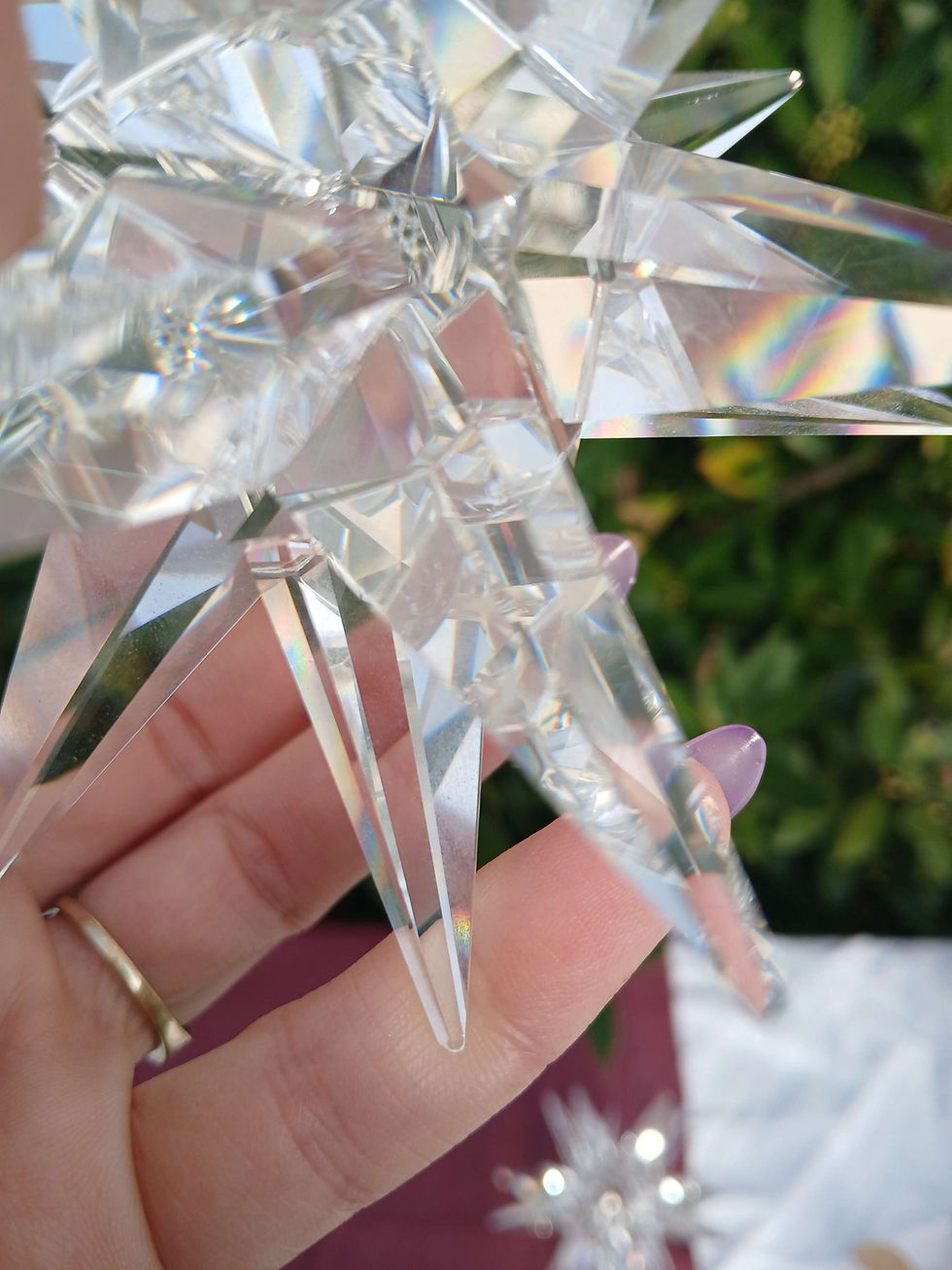 Miniature : Bougeoirs etoiles Swarosky 