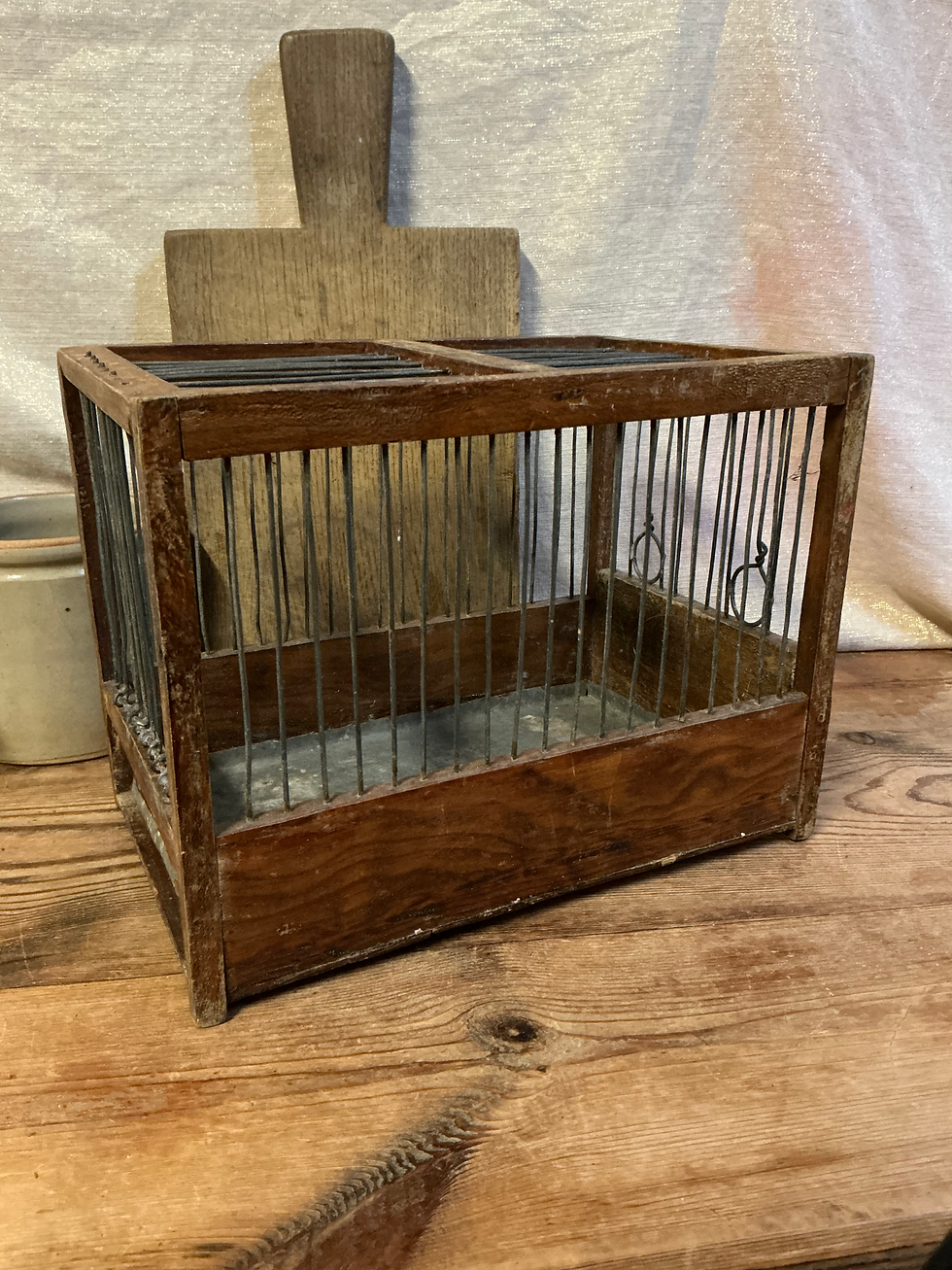 Miniature : Ancienne cage à oiseaux 