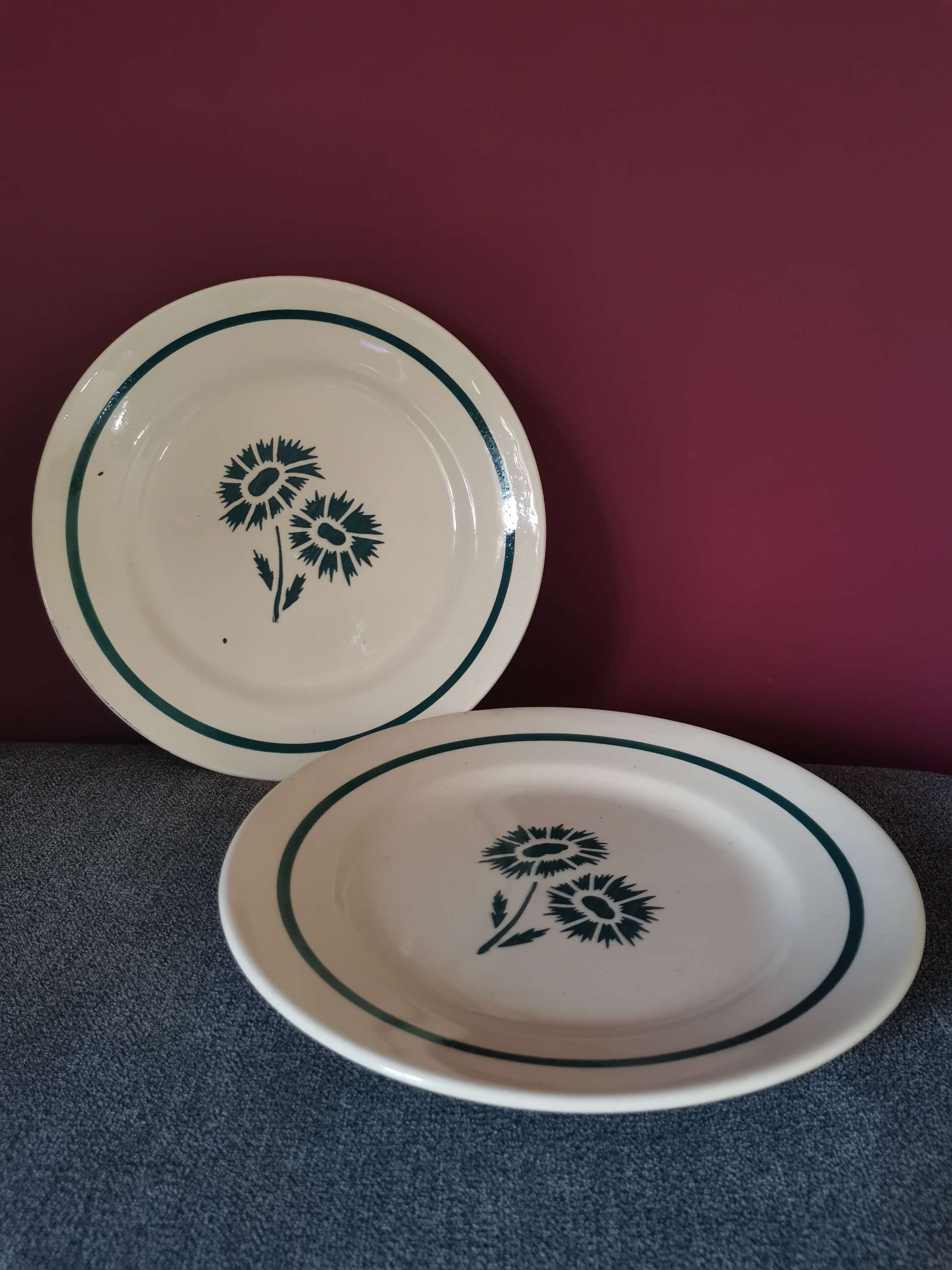 Duo assiettes Lunel Longchamp 