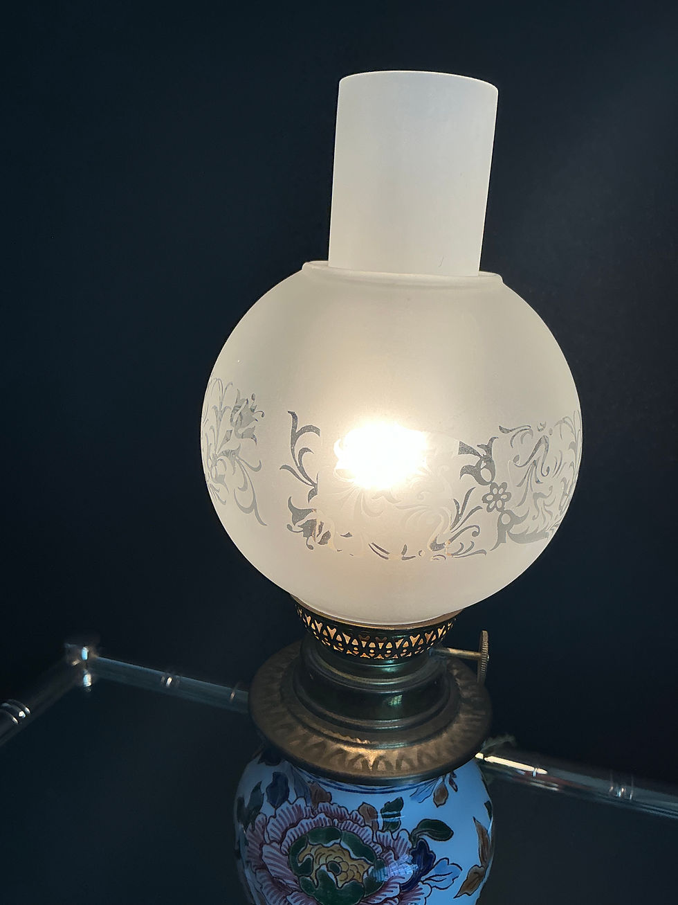 Miniature : Lampe Pivoine Gien 