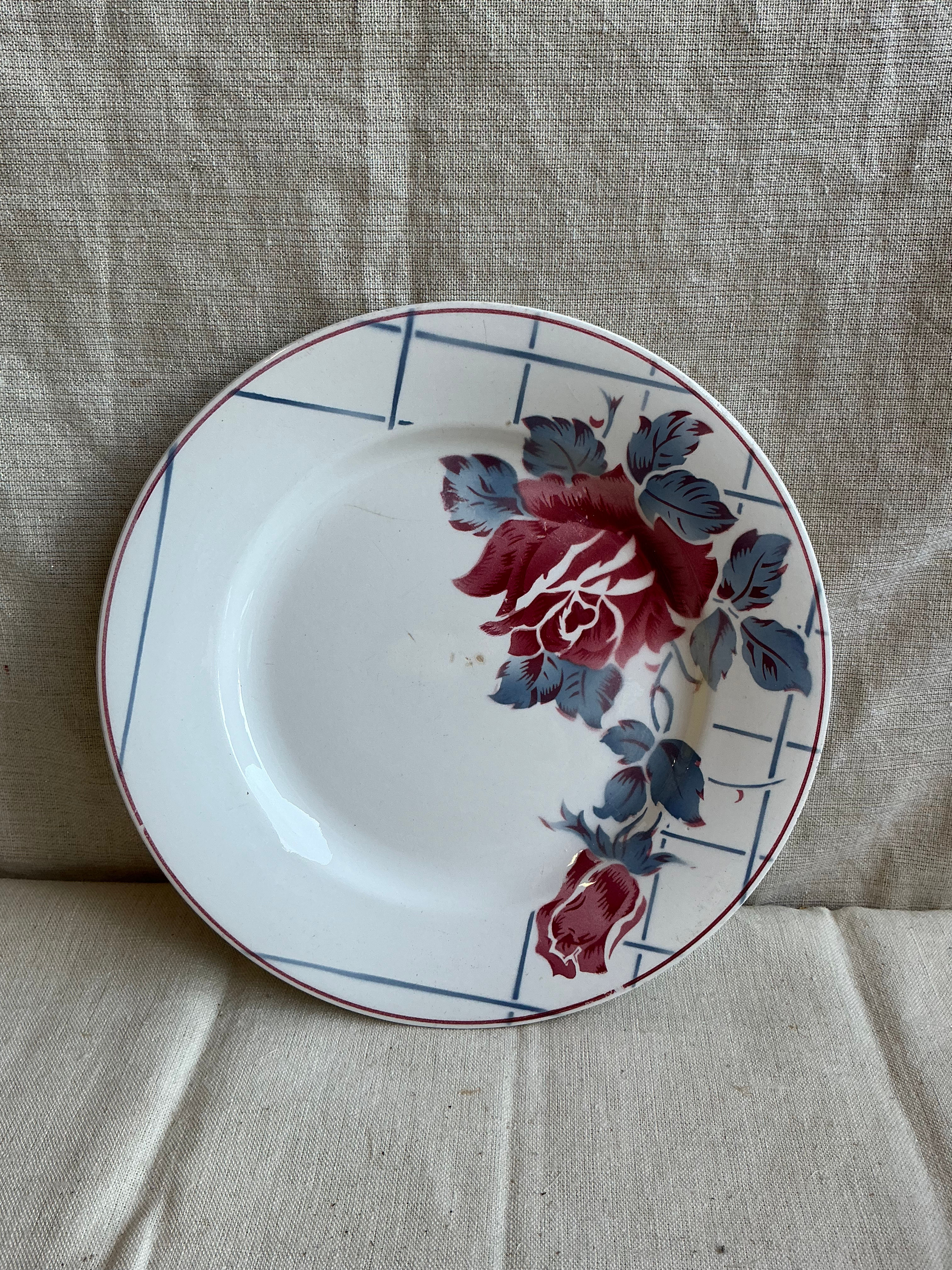 Assiette Rose Noé IV