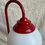 Miniature : Lampe globe rouge vintage