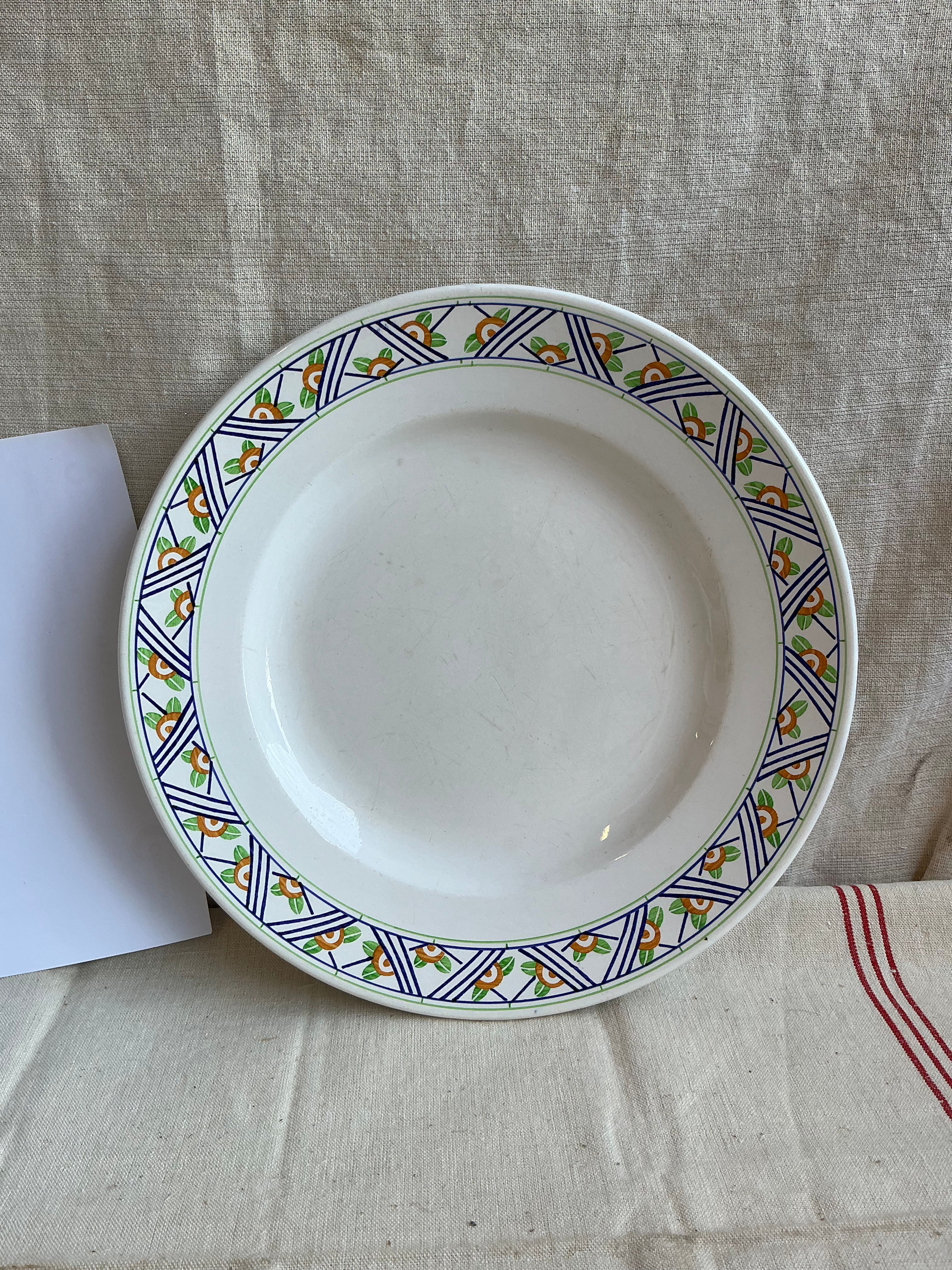Plat rond Rivera Digoin 