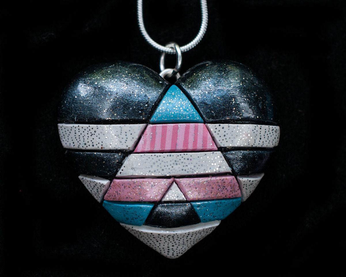 Trans Ally Flag Pendant