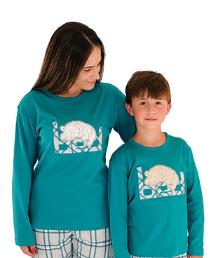 Pijama de Senhora e criança