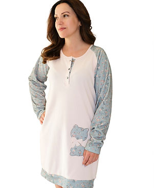 Vestido de dormir para senhora