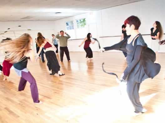 A 5Rhythms Sweat Your Prayers class with Sylvie Minot