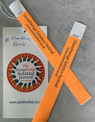 Stonehenge festival wristbands