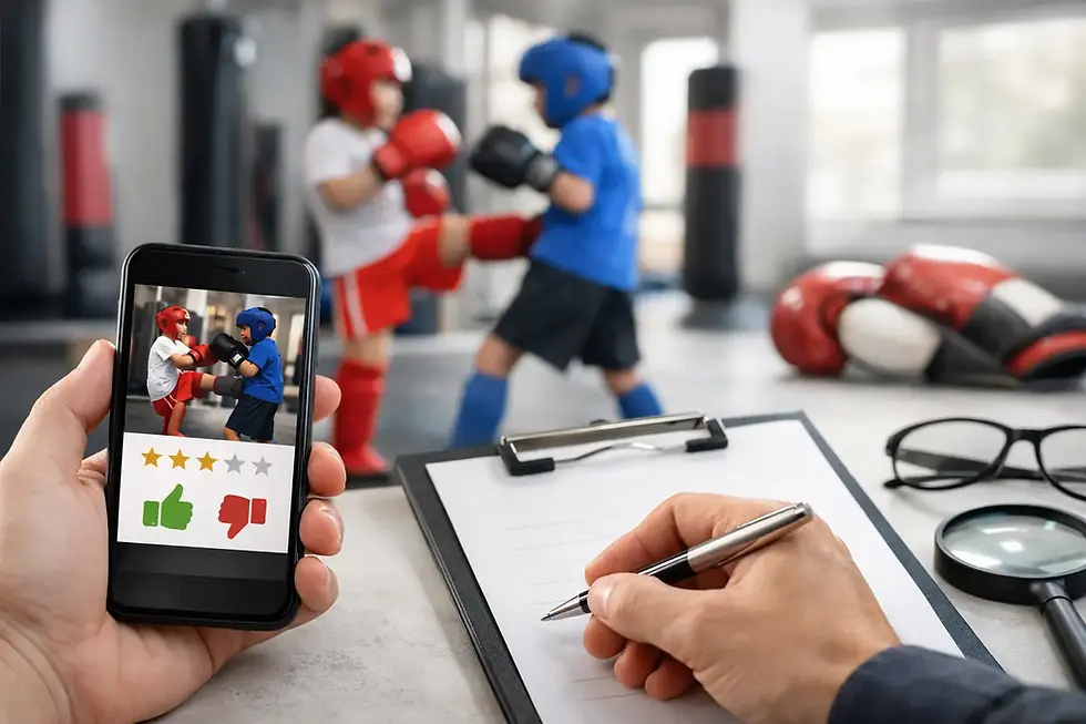 Kinder Kickboxschule Bewertungen richtig lesen