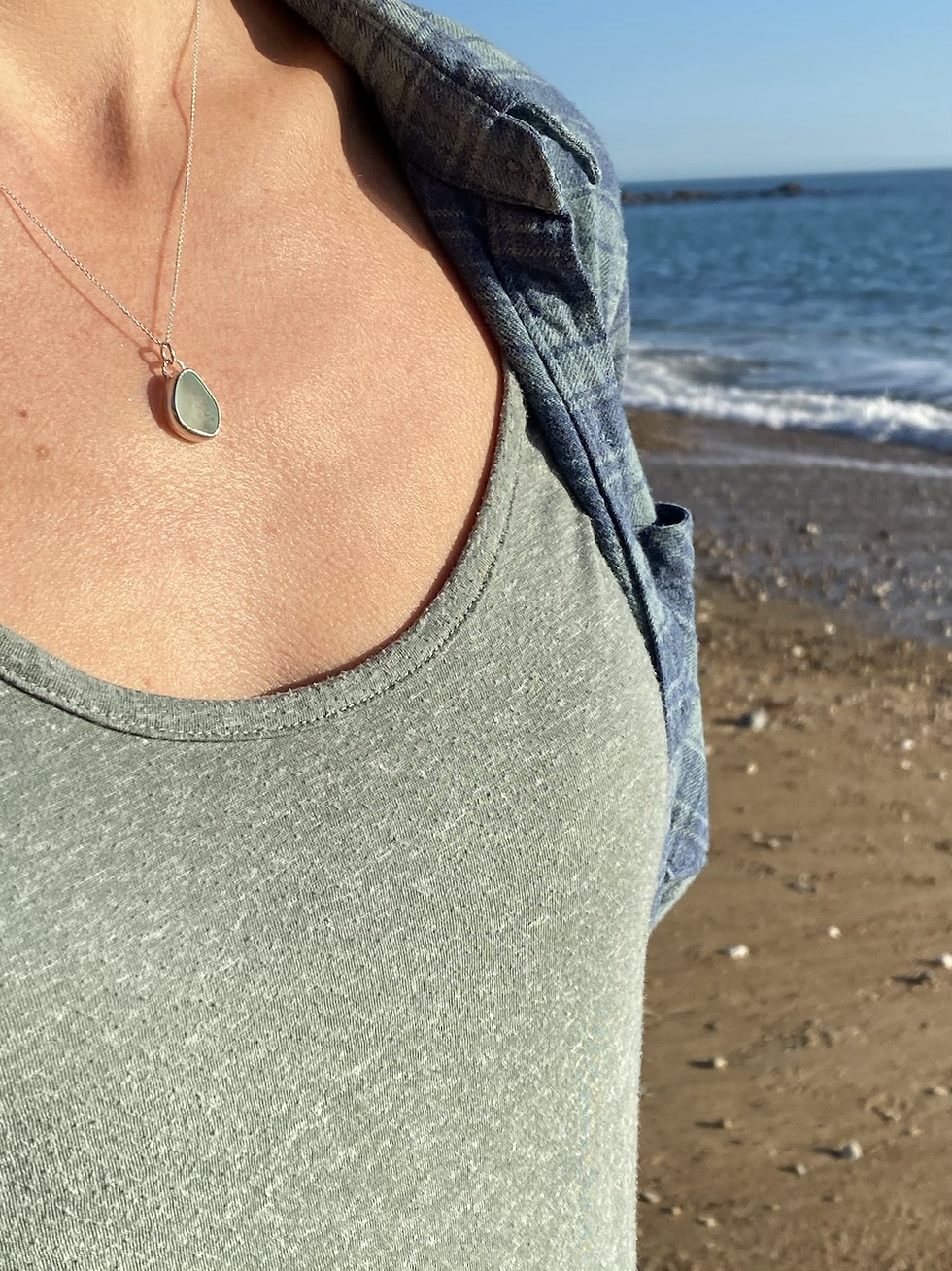 Thumbnail: Mermaid Tear Custom Necklace 