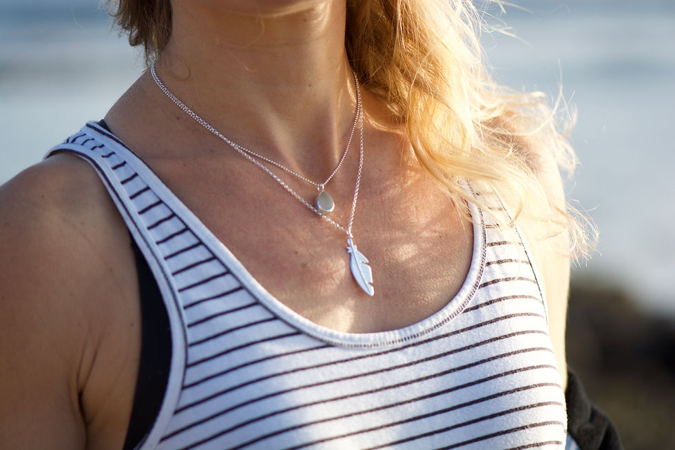 Thumbnail: Custom Feather Necklace