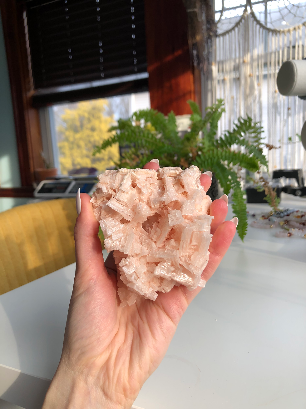 Thumbnail: Pink Halite on Trona 3