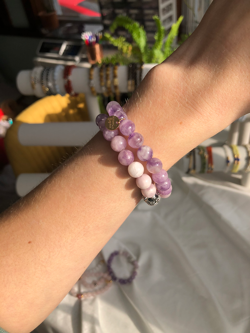 Thumbnail: Kunzite, Lepidolite, & Amethyst