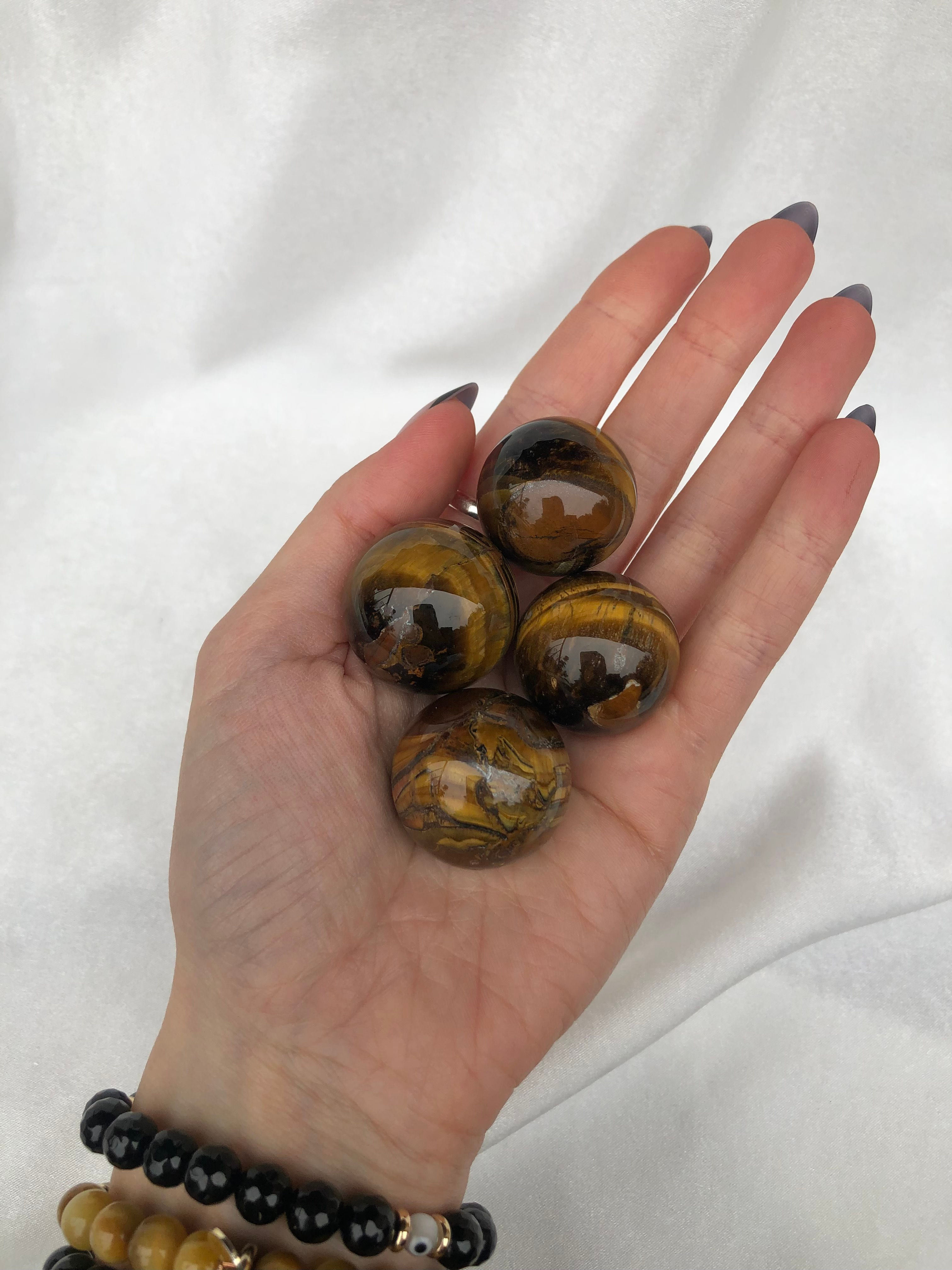 Mini Tiger's Eye Sphere, med size