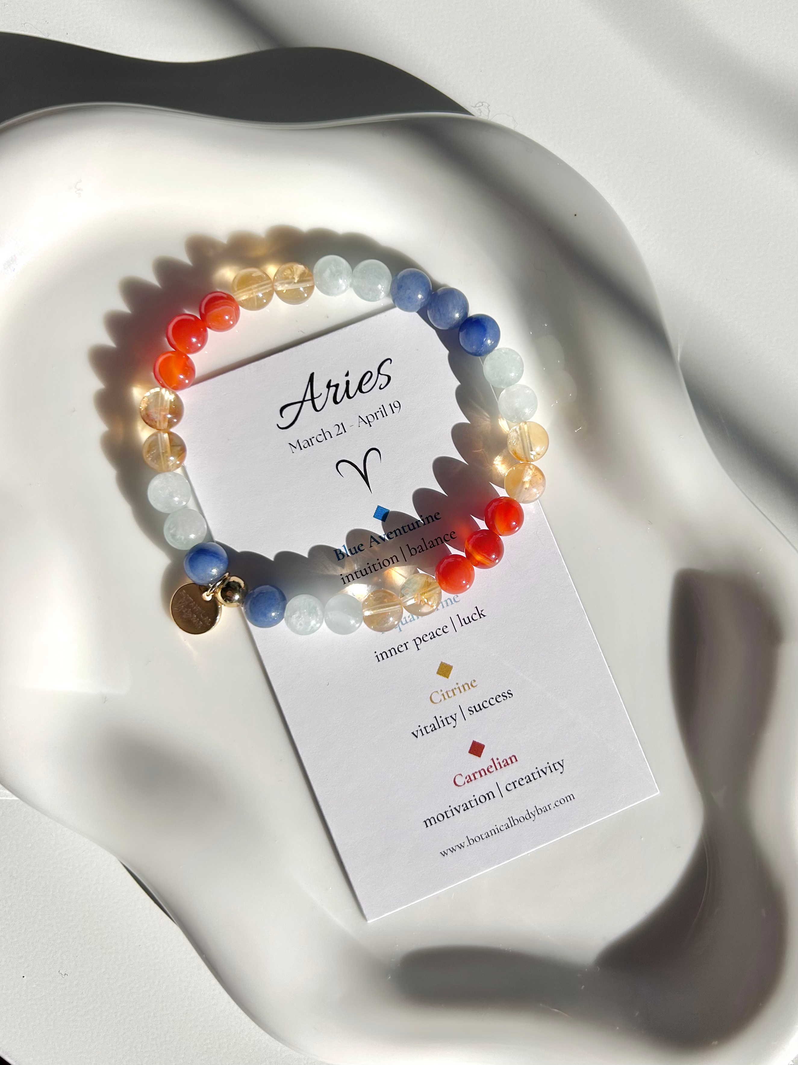 Aries Zodiac Bracelet