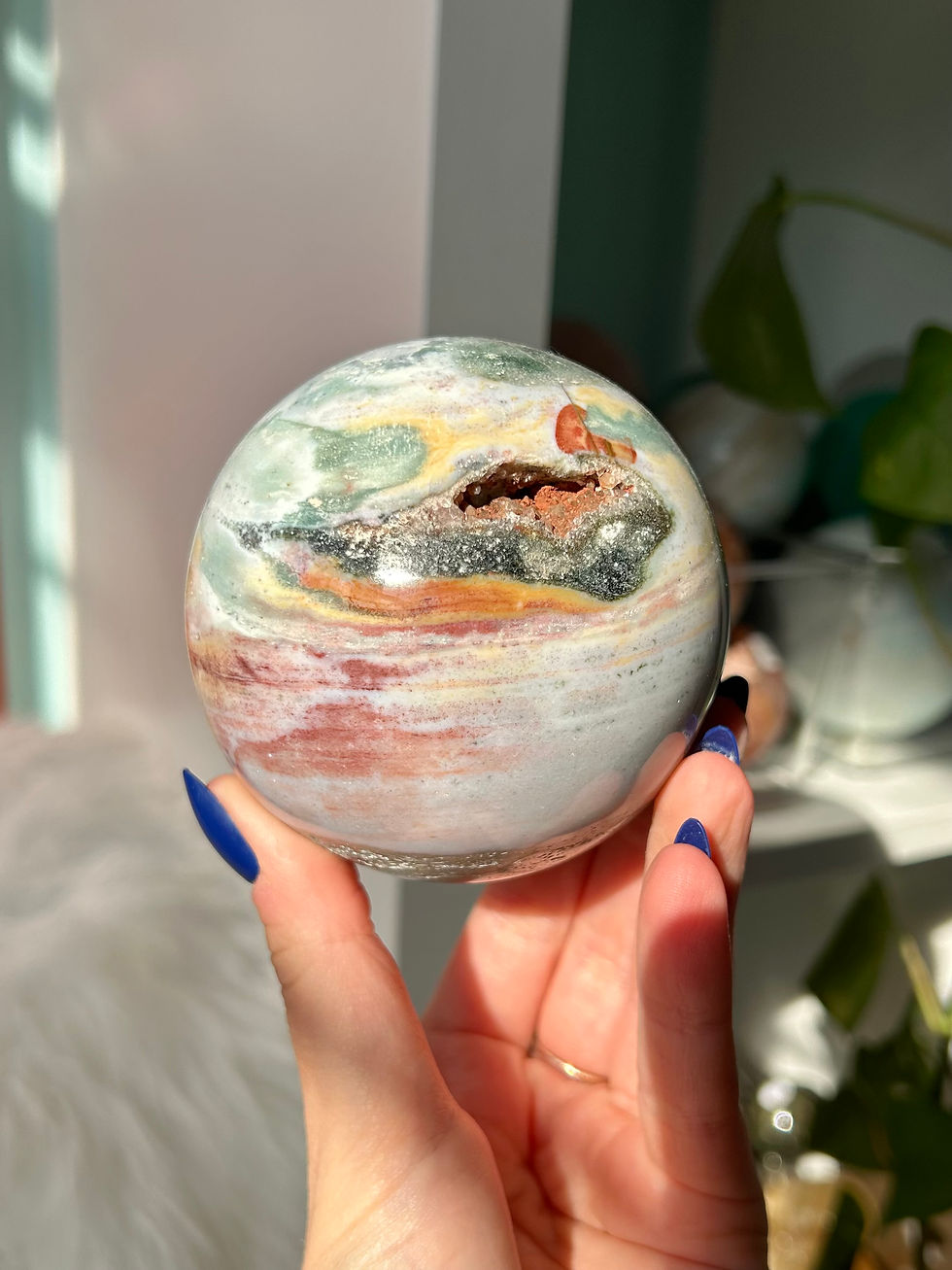 Thumbnail: Sea Jasper Sphere, You Choose