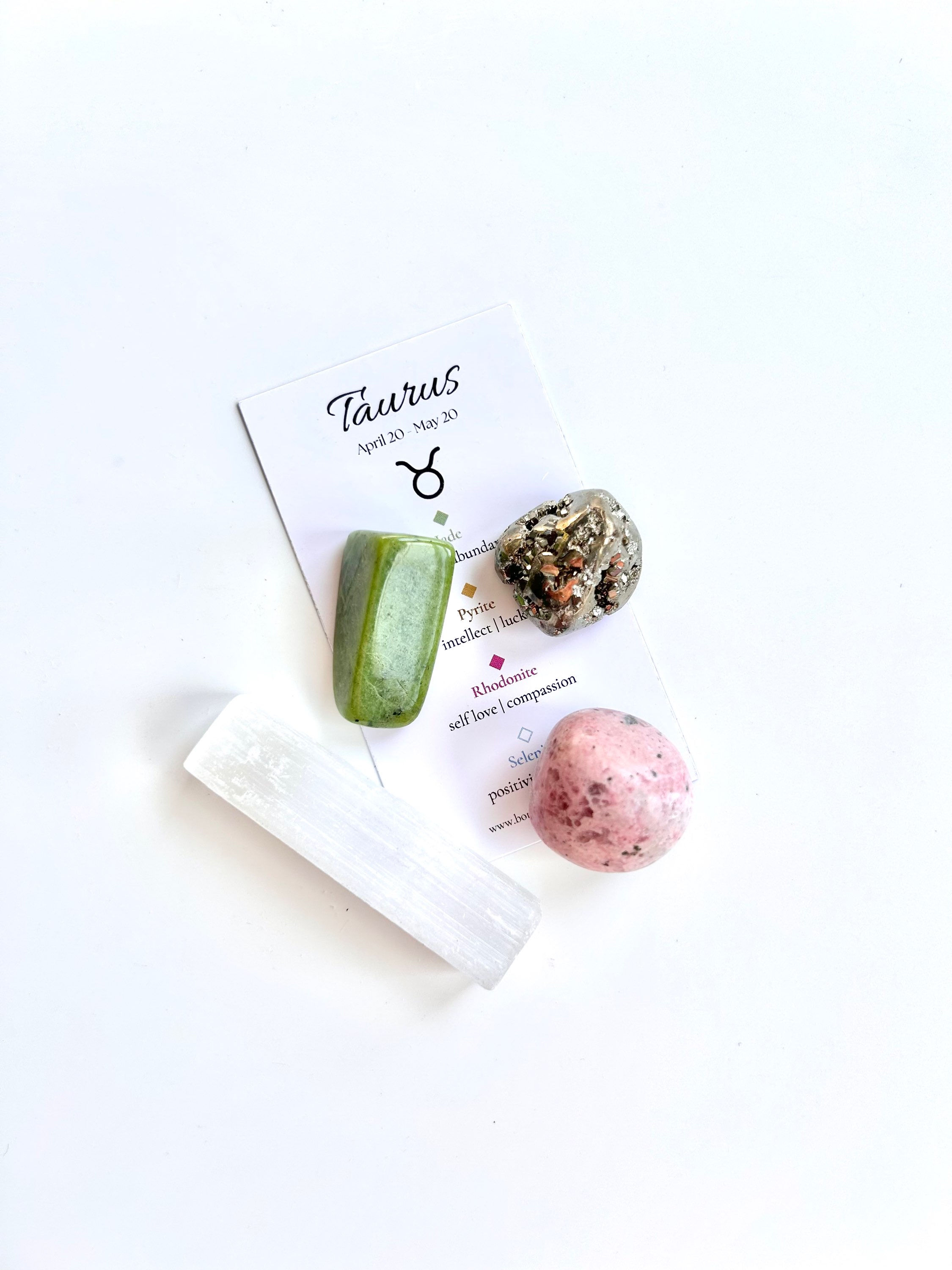 Taurus Zodiac Crystal Set