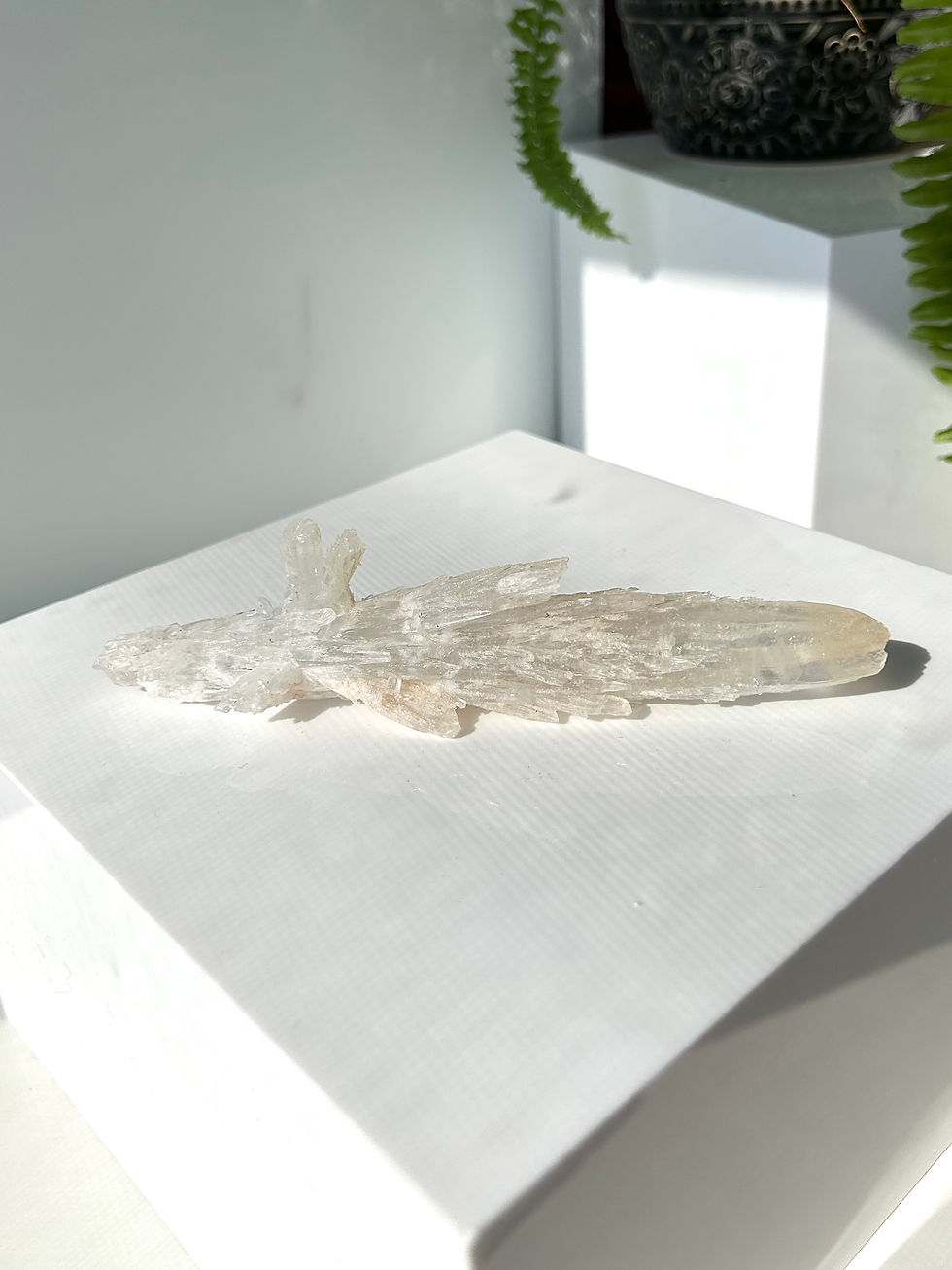 Thumbnail: White Aragonite Calcite Cluster