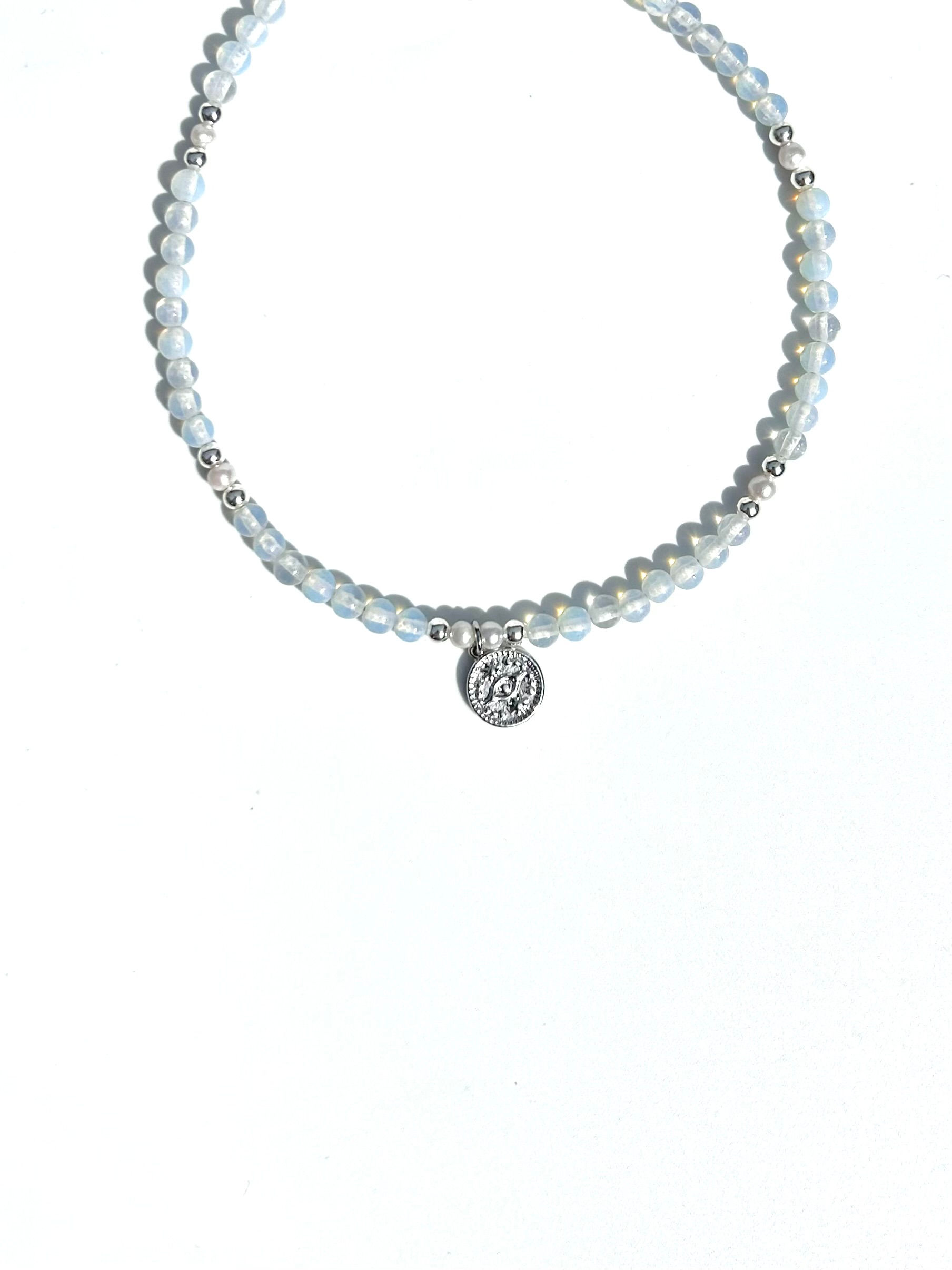 Opalite & Pearl Anklet