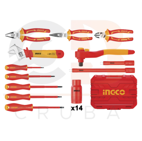 Set de herramientas manuales aislantes de 26 piezas