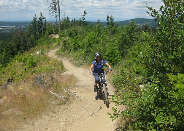 digital nomad mountain biking washington