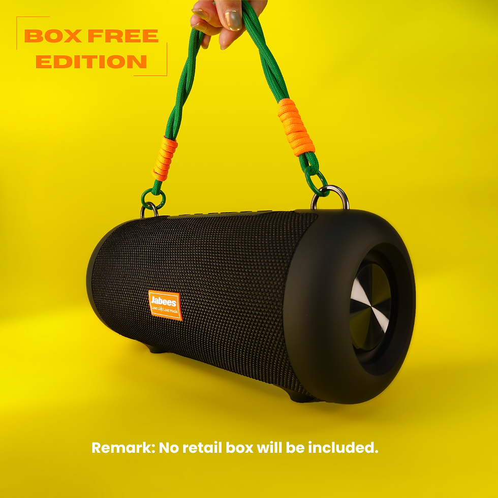 Thumbnail: WHALE With Nylon Strap – Bluetooth IPX7 Waterproof Portable Outdoor Speaker With