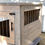 Thumbnail: Custom Single Dog Crate Stained Classic Grey