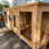 Thumbnail: Custom Double Dog Crate Stained Puritan Pine