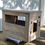 Thumbnail: Custom Single Dog Crate Stained Classic Grey
