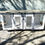 Thumbnail: Custom Double Dog Crate with Sliding Doors, White with a Classic Grey Top