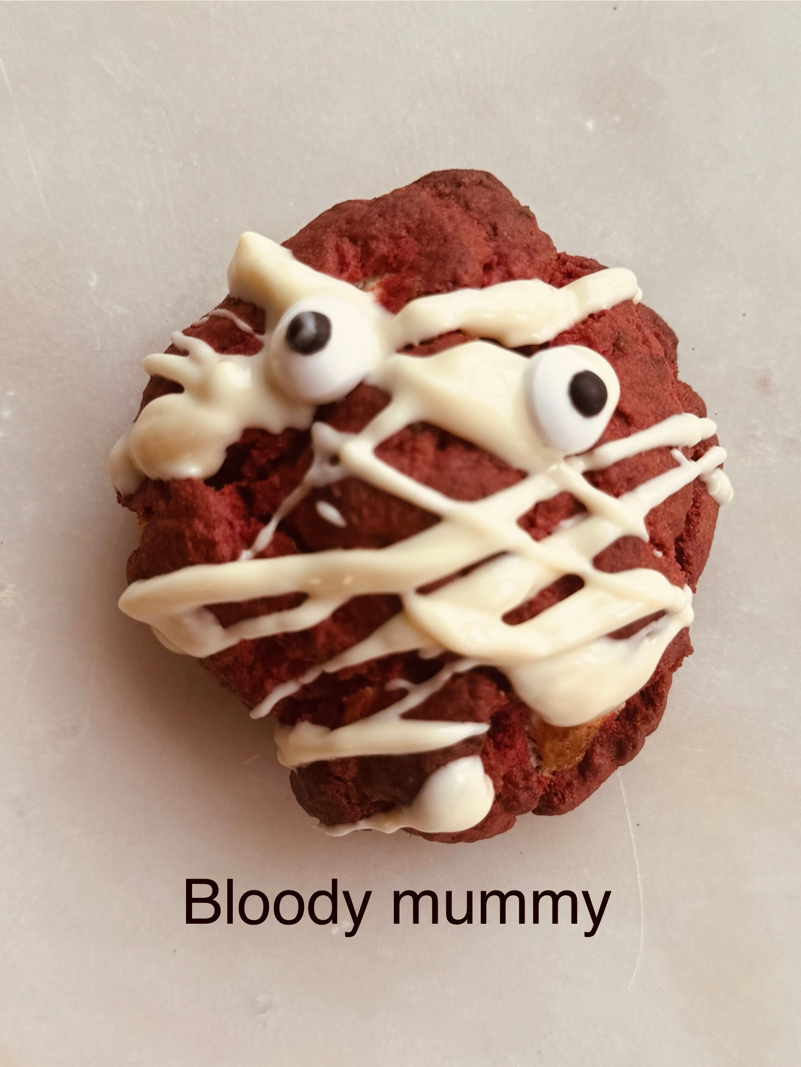 Bloody mummy- New York cookie Glutenfree