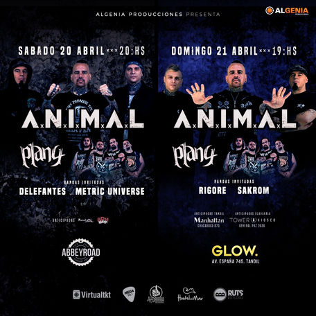 SEMANA SANTA: A.N.I.M.A.L JUNTO A PLAN 4 EN MAR DEL PLATA Y TANDIL